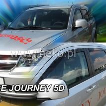 ΑΝΕΜΟΘΡΑΥΣΤΕΣ ΓΙΑ DODGE JOURNEY 5D 2008-2020 / FIAT FREEMONT 5D 2011-2020 ΖΕΥΓΑΡΙ ΑΠΟ ΕΥΚΑΜΠΤΟ ΦΙΜΕ ΠΛΑΣΤΙΚΟ HEKO - 2 ΤΕΜ. Auto Moto Tyres 