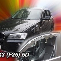 ΑΝΕΜΟΘΡΑΥΣΤΕΣ ΓΙΑ BMW X3 F25 5D 2010-2017 ΖΕΥΓΑΡΙ ΑΠΟ ΕΥΚΑΜΠΤΟ ΦΙΜΕ ΠΛΑΣΤΙΚΟ HEKO - 2 ΤΕΜ. Auto Moto Tyres 