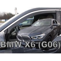 ΑΝΕΜΟΘΡΑΥΣΤΕΣ ΓΙΑ BMW X6 G06 5D 2019-2021 ΖΕΥΓΑΡΙ ΑΠΟ ΕΥΚΑΜΠΤΟ ΦΙΜΕ ΠΛΑΣΤΙΚΟ HEKO - 2 ΤΕΜ. Auto Moto Tyres 