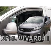 ΑΝΕΜΟΘΡΑΥΣΤΕΣ ΓΙΑ CITROEN JUMPY 3 / SPACETOURER / TOYOTA PROACE 2 / PEUGEOT EXPERT 3 / TRAVELLER 2016+ / OPEL VIVARO 3 2019+ ΖΕΥΓΑΡΙ VAN ΑΠΟ ΕΥΚΑΜΠΤΟ ΦΙΜΕ ΠΛΑΣΤΙΚΟ HEKO - 2 ΤΕΜ. Auto Moto Tyres 