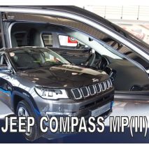 ΑΝΕΜΟΘΡΑΥΣΤΕΣ ΓΙΑ JEEP COMPASS MP II 5D 2017+ ΖΕΥΓΑΡΙ ΑΠΟ ΕΥΚΑΜΠΤΟ ΦΙΜΕ ΠΛΑΣΤΙΚΟ HEKO - 2 ΤΕΜ. Auto Moto Tyres 