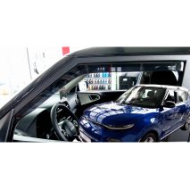 ΑΝΕΜΟΘΡΑΥΣΤΕΣ ΓΙΑ KIA E-SOUL 5D 2019+   ΑΥΤΟΚΙΝΗΤΟΥ ΑΠΟ ΕΥΚΑΜΠΤΟ ΦΙΜΕ ΠΛΑΣΤΙΚΟ HEKO - 2 ΤΕΜ. Auto Moto Tyres 