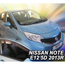 ΑΝΕΜΟΘΡΑΥΣΤΕΣ ΓΙΑ NISSAN NOTE E12 5D 2013+ ΖΕΥΓΑΡΙ ΑΠΟ ΕΥΚΑΜΠΤΟ ΦΙΜΕ ΠΛΑΣΤΙΚΟ HEKO - 2 ΤΕΜ. Auto Moto Tyres 