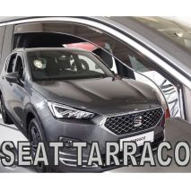 ΑΝΕΜΟΘΡΑΥΣΤΕΣ ΓΙΑ SEAT TARRACO 5D 2019+ ΖΕΥΓΑΡΙ ΑΠΟ ΕΥΚΑΜΠΤΟ ΦΙΜΕ ΠΛΑΣΤΙΚΟ HEKO - 2 ΤΕΜ. Auto Moto Tyres 