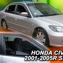 ΑΝΕΜΟΘΡΑΥΣΤΕΣ ΓΙΑ HONDA CIVIC VII 4D SEDAN 2001-2005 ΖΕΥΓΑΡΙ ΑΠΟ ΕΥΚΑΜΠΤΟ ΦΙΜΕ ΠΛΑΣΤΙΚΟ HEKO - 2 ΤΕΜ. Auto Moto Tyres 