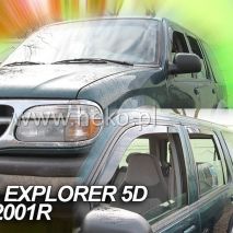 ΑΝΕΜΟΘΡΑΥΣΤΕΣ ΓΙΑ FORD EXPLORER 2 5D 1996-2001 ΖΕΥΓΑΡΙ ΑΠΟ ΕΥΚΑΜΠΤΟ ΦΙΜΕ ΠΛΑΣΤΙΚΟ HEKO - 2 ΤΕΜ. Auto Moto Tyres 