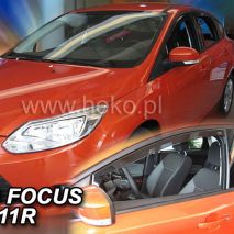 ΑΝΕΜΟΘΡΑΥΣΤΕΣ ΓΙΑ FORD FOCUS 3 4D/5D 2011-2018 ΖΕΥΓΑΡΙ ΑΠΟ ΕΥΚΑΜΠΤΟ ΦΙΜΕ ΠΛΑΣΤΙΚΟ HEKO - 2 ΤΕΜ. Auto Moto Tyres 