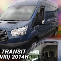 ΑΝΕΜΟΘΡΑΥΣΤΕΣ ΓΙΑ FORD TRANSIT 8 2013+ ΚΟΝΤΟ ΖΕΥΓΑΡΙ ΑΠΟ ΕΥΚΑΜΠΤΟ ΦΙΜΕ ΠΛΑΣΤΙΚΟ HEKO - 2 ΤΕΜ. Auto Moto Tyres 