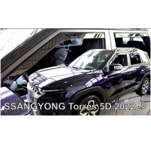ΑΝΕΜΟΘΡΑΥΣΤΕΣ ΓΙΑ SSANGYONG TORRES 5D 2022+ ΖΕΥΓΑΡΙ ΑΠΟ ΕΥΚΑΜΠΤΟ ΦΙΜΕ ΠΛΑΣΤΙΚΟ HEKO - 2 ΤΕΜ. Auto Moto Tyres 