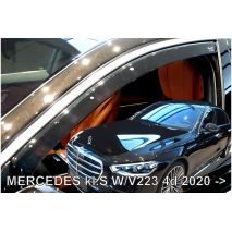 ΑΝΕΜΟΘΡΑΥΣΤΕΣ ΓΙΑ MERCEDES S W223 /V223 4D 2020+ ΖΕΥΓΑΡΙ ΑΠΟ ΕΥΚΑΜΠΤΟ ΦΙΜΕ ΠΛΑΣΤΙΚΟ HEKO - 2 ΤΕΜ. Auto Moto Tyres 