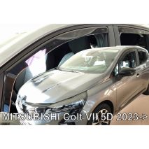 ΑΝΕΜΟΘΡΑΥΣΤΕΣ ΓΙΑ MITSUBISHI COLT 5D 2023+ ΖΕΥΓΑΡΙ ΑΠΟ ΕΥΚΑΜΠΤΟ ΦΙΜΕ ΠΛΑΣΤΙΚΟ HEKO - 4 ΤΕΜ. Auto Moto Tyres 