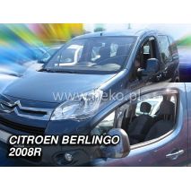 ΑΝΕΜΟΘΡΑΥΣΤΕΣ ΓΙΑ CITROEN BERLINGO/ PEUGEOT PARTNER 2008-2018 ΖΕΥΓΑΡΙ ΑΠΟ ΕΥΚΑΜΠΤΟ ΦΙΜΕ ΠΛΑΣΤΙΚΟ HEKO - 2 ΤΕΜ. Auto Moto Tyres 