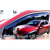 ΑΝΕΜΟΘΡΑΥΣΤΕΣ ΓΙΑ HYUNDAI KONA 5D 04/2023+ ΖΕΥΓΑΡΙ ΑΠΟ ΕΥΚΑΜΠΤΟ ΦΙΜΕ ΠΛΑΣΤΙΚΟ HEKO - 2 ΤΕΜ. Auto Moto Tyres 
