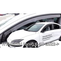 ΑΝΕΜΟΘΡΑΥΣΤΕΣ ΓΙΑ HYUNDAI IONIQ 6 4D 2022+ ΖΕΥΓΑΡΙ ΑΠΟ ΕΥΚΑΜΠΤΟ ΦΙΜΕ ΠΛΑΣΤΙΚΟ HEKO - 2 ΤΕΜ Auto Moto Tyres 