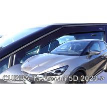 ΑΝΕΜΟΘΡΑΥΣΤΕΣ ΓΙΑ CUPRA TAVASCAN 5D 2023+ ΖΕΥΓΑΡΙ ΑΠΟ ΕΥΚΑΜΠΤΟ ΦΙΜΕ ΠΛΑΣΤΙΚΟ HEKO - 2 ΤΕΜ Auto Moto Tyres 