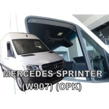 ΑΝΕΜΟΘΡΑΥΣΤΕΣ ΓΙΑ MERCEDES SPRINTER W907 2D 2018+ ΚΟΝΤΟ ΖΕΥΓΑΡΙ VAN ΑΠΟ ΕΥΚΑΜΠΤΟ ΦΙΜΕ ΠΛΑΣΤΙΚΟ HEKO - 2 ΤΕΜ. Auto Moto Tyres 