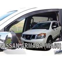 ΑΝΕΜΟΘΡΑΥΣΤΕΣ ΓΙΑ NISSAN ARMADA WA60 5D 2004-2016 ΖΕΥΓΑΡΙ ΑΠΟ ΕΥΚΑΜΠΤΟ ΦΙΜΕ ΠΛΑΣΤΙΚΟ HEKO - 2 ΤΕΜ. Auto Moto Tyres 