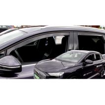 ΑΝΕΜΟΘΡΑΥΣΤΕΣ ΓΙΑ AUDI Q4 E-TRON 5D 2021+ -  ΣΕΤ ΑΥΤΟΚΙΝΗΤΟΥ ΑΠΟ ΕΥΚΑΜΠΤΟ ΦΙΜΕ ΠΛΑΣΤΙΚΟ HEKO - 4 ΤΕΜ. Auto Moto Tyres 