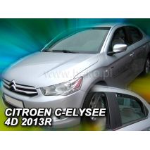 ΑΝΕΜΟΘΡΑΥΣΤΕΣ ΓΙΑ CITROEN C-ELYSEE 4D 2013+ ΣΕΤ ΑΥΤΟΚΙΝΗΤΟΥ ΑΠΟ ΕΥΚΑΜΠΤΟ ΦΙΜΕ ΠΛΑΣΤΙΚΟ HEKO - 4 ΤΕΜ. Auto Moto Tyres 
