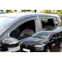 ΑΝΕΜΟΘΡΑΥΣΤΕΣ ΓΙΑ DACIA SANDERO /STEPWAY 5D 2020+ -ΣΕΤ ΑΥΤΟΚΙΝΗΤΟΥ ΑΠΟ ΕΥΚΑΜΠΤΟ ΦΙΜΕ ΠΛΑΣΤΙΚΟ HEKO - 4 ΤΕΜ. Auto Moto Tyres 