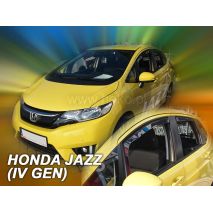 ΑΝΕΜΟΘΡΑΥΣΤΕΣ ΓΙΑ HONDA JAZZ IV 5D 2013+ ΣΕΤ ΑΥΤΟΚΙΝΗΤΟΥ ΑΠΟ ΕΥΚΑΜΠΤΟ ΦΙΜΕ ΠΛΑΣΤΙΚΟ HEKO - 4 ΤΕΜ. Auto Moto Tyres 