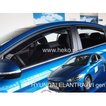 ΑΝΕΜΟΘΡΑΥΣΤΕΣ ΓΙΑ HYUNDAI ELANTRA 4D 2016+ ΣΕΤ ΑΥΤΟΚΙΝΗΤΟΥ ΑΠΟ ΕΥΚΑΜΠΤΟ ΦΙΜΕ ΠΛΑΣΤΙΚΟ HEKO - 4 ΤΕΜ. Auto Moto Tyres 