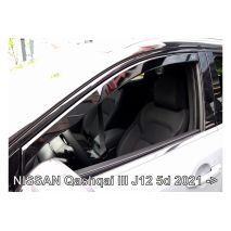 ΑΝΕΜΟΘΡΑΥΣΤΕΣ ΓΙΑ NISSAN QASHQAI J12 5D 2021+ ΣΕΤ ΑΥΤΟΚΙΝΗΤΟΥ ΑΠΟ ΕΥΚΑΜΠΤΟ ΦΙΜΕ ΠΛΑΣΤΙΚΟ HEKO - 4 ΤΕΜ. Auto Moto Tyres 