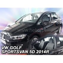 ΑΝΕΜΟΘΡΑΥΣΤΕΣ ΓΙΑ VW GOLF SPORTSVAN 5D 2014-2020 ΖΕΥΓΑΡΙ ΑΥΤΟΚΙΝΗΤΟΥ ΑΠΟ ΕΥΚΑΜΠΤΟ ΦΙΜΕ ΠΛΑΣΤΙΚΟ HEKO - 2 ΤΕΜ. Auto Moto Tyres 