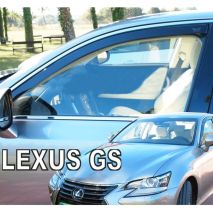 ΑΝΕΜΟΘΡΑΥΣΤΕΣ ΓΙΑ LEXUS GS IV 250 4D 2016+ ΖΕΥΓΑΡΙ ΑΥΤΟΚΙΝΗΤΟΥ ΑΠΟ ΕΥΚΑΜΠΤΟ ΦΙΜΕ ΠΛΑΣΤΙΚΟ HEKO - 2 ΤΕΜ. Auto Moto Tyres 