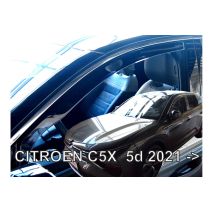 ΑΝΕΜΟΘΡΑΥΣΤΕΣ ΓΙΑ CITROEN C5 X 5D 2021+  SET ΑΠΟ ΕΥΚΑΜΠΤΟ ΦΙΜΕ ΠΛΑΣΤΙΚΟ HEKO - 4 ΤΕΜ. Auto Moto Tyres 