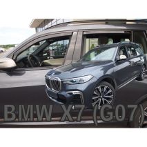 ΑΝΕΜΟΘΡΑΥΣΤΕΣ ΓΙΑ BMW X7 G07 5D 2018+ ΣΕΤ ΑΥΤΟΚΙΝΗΤΟΥ ΑΠΟ ΕΥΚΑΜΠΤΟ ΦΙΜΕ ΠΛΑΣΤΙΚΟ HEKO - 4 ΤΕΜ. Auto Moto Tyres 