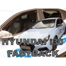 ΑΝΕΜΟΘΡΑΥΣΤΕΣ ΓΙΑ HYUNDAI i30 FASTBACK N 5D 2019+ ΣΕΤ ΑΥΤΟΚΙΝΗΤΟΥ ΑΠΟ ΕΥΚΑΜΠΤΟ ΦΙΜΕ ΠΛΑΣΤΙΚΟ HEKO - 4 ΤΕΜ. Auto Moto Tyres 