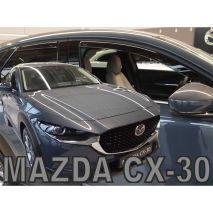 ΑΝΕΜΟΘΡΑΥΣΤΕΣ ΓΙΑ MAZDA CX-30 5D 2019+ ΣΕΤ ΑΥΤΟΚΙΝΗΤΟΥ ΑΠΟ ΕΥΚΑΜΠΤΟ ΦΙΜΕ ΠΛΑΣΤΙΚΟ HEKO - 4 ΤΕΜ. Auto Moto Tyres 