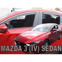 ΑΝΕΜΟΘΡΑΥΣΤΕΣ ΓΙΑ MAZDA 3 4D 2019+ ΣΕΤ ΑΥΤΟΚΙΝΗΤΟΥ ΑΠΟ ΕΥΚΑΜΠΤΟ ΦΙΜΕ ΠΛΑΣΤΙΚΟ HEKO - 4 ΤΕΜ. Auto Moto Tyres 