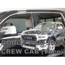 ΑΝΕΜΟΘΡΑΥΣΤΕΣ ΓΙΑ DODGE RAM 1500 CREW CAB (ΔΙΠΛΟΚΑΜΠΙΝΟ) 4D 2019+ ΣΕΤ ΑΥΤΟΚΙΝΗΤΟΥ ΑΠΟ ΕΥΚΑΜΠΤΟ ΦΙΜΕ ΠΛΑΣΤΙΚΟ HEKO - 4 ΤΕΜ. Auto Moto Tyres 