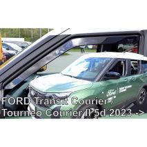 ΑΝΕΜΟΘΡΑΥΣΤΕΣ ΓΙΑ FORD TRANSIT COURIER / TOURNEO COURIER 5D 2023+ ΣΕΤ ΑΥΤΟΚΙΝΗΤΟΥ ΑΠΟ ΕΥΚΑΜΠΤΟ ΦΙΜΕ ΠΛΑΣΤΙΚΟ HEKO - 4 ΤΕΜ Auto Moto Tyres 