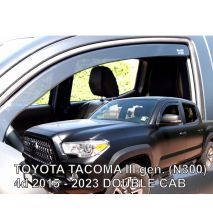ΑΝΕΜΟΘΡΑΥΣΤΕΣ ΓΙΑ TOYOTA TACOMA N300 4D DOUBLE CAB 2015-2023  - ΖΕΥΓΑΡΙ ΑΥΤΟΚΙΝΗΤΟΥ ΑΠΟ ΕΥΚΑΜΠΤΟ ΦΙΜΕ ΠΛΑΣΤΙΚΟ HEKO - 2 ΤΕΜ. Auto Moto Tyres 