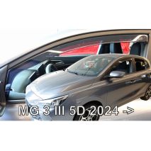 ΑΝΕΜΟΘΡΑΥΣΤΕΣ ΓΙΑ MG MG3 III 5D 2024+ ΣΕΤ ΑΥΤΟΚΙΝΗΤΟΥ ΑΠΟ ΕΥΚΑΜΠΤΟ ΦΙΜΕ ΠΛΑΣΤΙΚΟ HEKO - 4 ΤΕΜ Auto Moto Tyres 