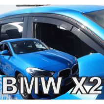 ΑΝΕΜΟΘΡΑΥΣΤΕΣ ΓΙΑ BMW X2 F39 5D 2018+ ΣΕΤ ΑΥΤΟΚΙΝΗΤΟΥ ΑΠΟ ΕΥΚΑΜΠΤΟ ΦΙΜΕ ΠΛΑΣΤΙΚΟ HEKO - 4 ΤΕΜ. Auto Moto Tyres 