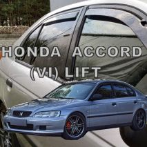 ΑΝΕΜΟΘΡΑΥΣΤΕΣ ΓΙΑ HONDA ACCORD VI 5D LTB 1998-2003 ΣΕΤ ΑΥΤΟΚΙΝΗΤΟΥ ΑΠΟ ΕΥΚΑΜΠΤΟ ΦΙΜΕ ΠΛΑΣΤΙΚΟ HEKO - 4 ΤΕΜ. Auto Moto Tyres 