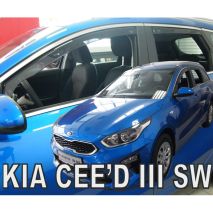 ΑΝΕΜΟΘΡΑΥΣΤΕΣ ΓΙΑ KIA CEED III SW 5D 2018+ ΣΕΤ ΑΥΤΟΚΙΝΗΤΟΥ ΑΠΟ ΕΥΚΑΜΠΤΟ ΦΙΜΕ ΠΛΑΣΤΙΚΟ HEKO - 4 ΤΕΜ. Auto Moto Tyres 