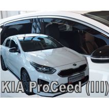 ΑΝΕΜΟΘΡΑΥΣΤΕΣ ΓΙΑ KIA PRO CEED III 5D 2019+ ΣΕΤ ΑΥΤΟΚΙΝΗΤΟΥ ΑΠΟ ΕΥΚΑΜΠΤΟ ΦΙΜΕ ΠΛΑΣΤΙΚΟ HEKO - 4 ΤΕΜ. Auto Moto Tyres 