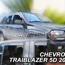 ΑΝΕΜΟΘΡΑΥΣΤΕΣ ΓΙΑ CHEVROLET TRAIBLAZER 5D 2002-2009R ΣΕΤ ΑΥΤΟΚΙΝΗΤΟΥ ΑΠΟ ΕΥΚΑΜΠΤΟ ΦΙΜΕ ΠΛΑΣΤΙΚΟ HEKO - 4 ΤΕΜ. Auto Moto Tyres 