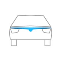 ΑΝΕΜΟΘΡΑΥΣΤΗΣ ΚΑΠΩ ΑΥΤΟΚΙΝΗΤΟΥ ΓΙΑ VW CRAFTER 2006-2017 ΑΠΟ ΕΥΚΑΜΠΤΟ ΦΙΜΕ ΠΛΑΣΤΙΚΟ HEKO - 1 ΤΕΜ. Auto Moto Tyres 