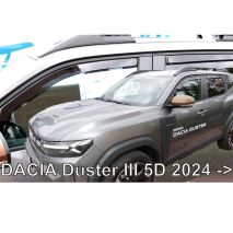 ΑΝΕΜΟΘΡΑΥΣΤΕΣ ΓΙΑ DACIA DUSTER 5D 2024+ ΣΕΤ ΑΥΤΟΚΙΝΗΤΟΥ ΑΠΟ ΕΥΚΑΜΠΤΟ ΦΙΜΕ ΠΛΑΣΤΙΚΟ HEKO - 4 ΤΕΜ Auto Moto Tyres 