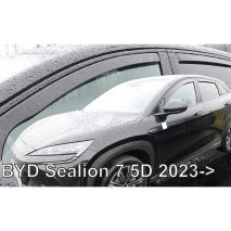 ΑΝΕΜΟΘΡΑΥΣΤΕΣ ΓΙΑ BBYD SEALION 7 5D 2023+ ΣΕΤ ΑΥΤΟΚΙΝΗΤΟΥ ΑΠΟ ΕΥΚΑΜΠΤΟ ΦΙΜΕ ΠΛΑΣΤΙΚΟ HEKO - 4 ΤΕΜ. Auto Moto Tyres 