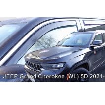 ΑΝΕΜΟΘΡΑΥΣΤΕΣ ΓΙΑ JEEP GRAND CHEROKEE WL 5D 2021+ ΣΕΤ ΑΥΤΟΚΙΝΗΤΟΥ ΑΠΟ ΕΥΚΑΜΠΤΟ ΦΙΜΕ ΠΛΑΣΤΙΚΟ HEKO - 4 ΤΕΜ. Auto Moto Tyres 