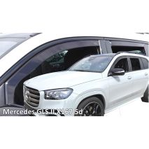 ΑΝΕΜΟΘΡΑΥΣΤΕΣ ΓΙΑ MERCEDES GLS X167 5D 2019+ ΣΕΤ ΑΥΤΟΚΙΝΗΤΟΥ ΑΠΟ ΕΥΚΑΜΠΤΟ ΦΙΜΕ ΠΛΑΣΤΙΚΟ HEKO - 4 ΤΕΜ Auto Moto Tyres 