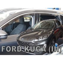 ΑΝΕΜΟΘΡΑΥΣΤΕΣ ΓΙΑ FORD KUGA 5D 2019+ ΣΕΤ ΑΥΤΟΚΙΝΗΤΟΥ ΑΠΟ ΕΥΚΑΜΠΤΟ ΦΙΜΕ ΠΛΑΣΤΙΚΟ HEKO - 4 ΤΕΜ. Auto Moto Tyres 