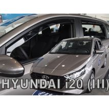 ΑΝΕΜΟΘΡΑΥΣΤΕΣ ΓΙΑ HYUNDAI i20 5D 2020+ - ΣΕΤ ΑΥΤΟΚΙΝΗΤΟΥ ΑΠΟ ΕΥΚΑΜΠΤΟ ΦΙΜΕ ΠΛΑΣΤΙΚΟ HEKO - 4 ΤΕΜ. Auto Moto Tyres 
